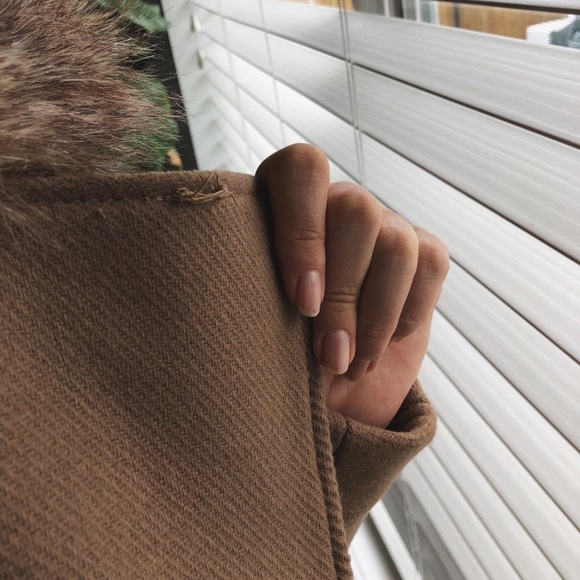 ✨H&M Camel motto jacket - Picture 5 of 8